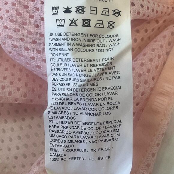 Puma Mesh Pink Activewear 48 Off Shoulder Crew Neck Graphic Dress Sz XXL - Picture 6 of 6